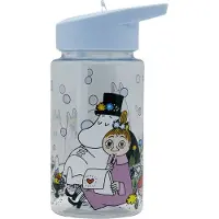 Muumi Schärengarten Trinkflasche Plastisch, Blau