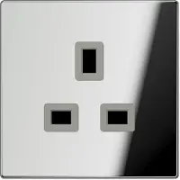 JUNG Steckdose 1f chr mt LS UP m.BS IP20 ZP GCR3521
