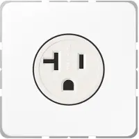 JUNG Steckdose 1f aws glz CD UP IP20 ZP NEMA CD521-20WW