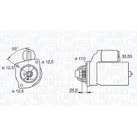 MAGNETI MARELLI 063216731010 Starter Anlasser 4kW für IVECO Zeta 24V LKW
