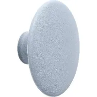 Muuto - Wandhaken 'The Dots' Keramik single, Ø 13 cm / hellblau