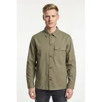 Jack & Jones Langarmhemd "JPRBLATYLER HERRINGBONE L/S OVERSHIRT" mit Brust Tasche