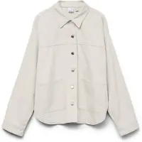 Vero Moda Jeanshemd Jamie 10331693 Beige Relaxed Fit