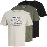 Jack & Jones 3er-pack Logo T-shirt