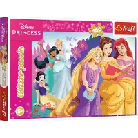 Trefl Disney Prinzessinnen Glitter Puzzle 100 Teile