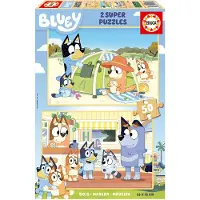 Educa - Bluey 2 X 50 puzzle Wood (80-19408)