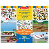 Melissa & Doug Wiederverwendbares Stickerbuch Fahrzeug