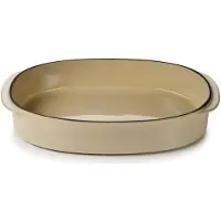 Revol Caractere Rechteckige Platte34X25cm Muskatnuss