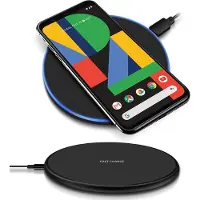 NAUC QI Wireless Ladegerät für Google Pixel 4 / 5 / XL Kabellos Induktives Laden