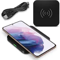 NAUC für QI Wireless Charger Ladegerät für Gigaset GX6 Pro GX4 Pro Ladestation