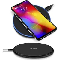 NAUC QI Wireless Schnell Ladegerät für LG VELVET Kabellos Induktives Laden Charger