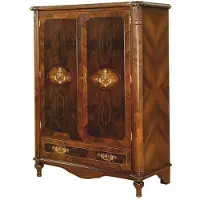 Casa Padrino Luxus Barock Barschrank Braun / Dunkelbraun H. 160 cm - Barockstil Bar Möbel