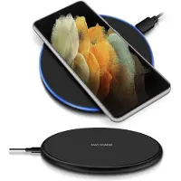 NAUC Für QI Wireless Schnell Ladegerät für Samsung Galaxy S21 Ultra 5G Kabelloses Laden