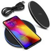 NAmobile Schnell Ladegerät für LG V40 ThinQ QI Wireless Charger Kabellos Induktives Laden