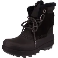 Kamik Damen Winterstiefel Stiefel Lauren Lo WK2430 Schwarz