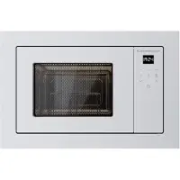 Kuppersbusch Mikrowelle mit 3 Funktionen und Grill - 38 cm Nischenhöhe mit Einbaurahmen, Weiß