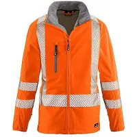 BIG Arbeitsschutz Warnschutz-Softshelljacke TYLE leuchtorange,Gr.6XL