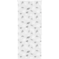vidaXL Duschrollo 110x240 cm Stoffbreite 106 cm
