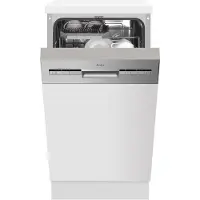 Amica EGSP 560 911 E, Halb integriert, Single (45 cm breit), Weiß, Silber, Tasten, LED