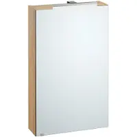 Erst-Holz Spiegelschrank Hängeschrank mit Licht und Steckdose 3 Farbvarianten Eiche Nachbildung taupe grau V-90.59-S