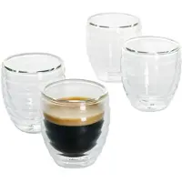MamboCat Espressoglas Cesena doppelwandig 4er-Set