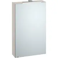 Erst-Holz Spiegelschrank Hängeschrank mit Licht und Steckdose 3 Farbvarianten Eiche Nachbildung taupe grau V-90.59-S