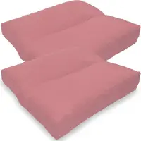 NYVI Loungekissen SunLounge - Outdoor Sitzkissen - Wasserabweisend, Schmutzabweisend, Bequem – Sitzauflage für Stühle, Bänke, Boden, Farbe:Fuchsia, Größe:40x40 cm (2x)