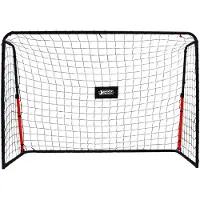 Best Sporting Rebound Fußballtor schwarz-rot 213 x 153 x 76 cm Winkel verstellbar