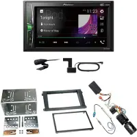 Pioneer DMH-A3300DAB USB Digitalradio DAB+ Einbauset für Porsche Cayenne ab 2007