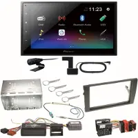 Pioneer DMH-A340DAB Digitalradio Bluetooth Einbauset für Seat Exeo Audi A4 B6 B7