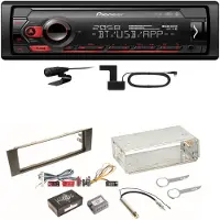 Pioneer MVH-S420DAB Bluetooth USB DAB+ Autoradio Einbauset für Audi A3 8P 8PA