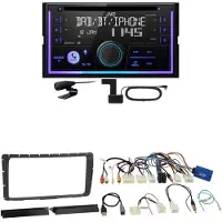JVC KW-DB95BT Bluetooth Digitalradio USB CD Einbauset für Toyota Hilux ab 2011