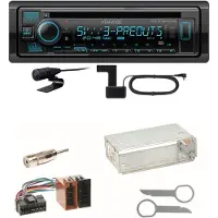 Kenwood KDC-BT960DAB Bluetooth DAB Einbauset für Mercedes SLK R170 W208 W210