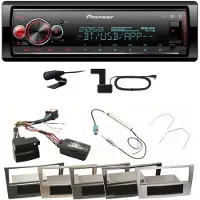 Pioneer MVH-S520DAB USB FLAC Digitalradio Einbauset für Astra H Corsa D Zafira B