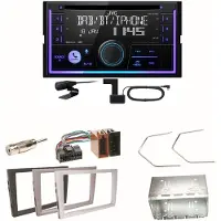 JVC KW-DB95BT Bluetooth DAB USB Einbauset für Opel Vectra C Signum Corsa Combo