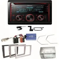 Pioneer FH-S820DAB DAB+ CD USB Einbauset für Opel Omega B Meriva A Agila Vivaro
