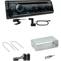 Kenwood KDC-BT760DAB Bluetooth DAB Einbauset für Renault Megane 2 Clio 3 Modus