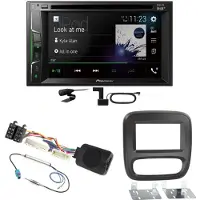 Pioneer AVH-A3200DAB USB DAB+ MP3 Autoradio Einbauset für Renault Trafic 3