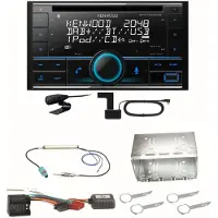 Kenwood DPX-7300DAB Bluetooth Digitalradio Einbauset für Fox Polo 9N3