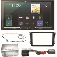 Pioneer SPH-DA230DAB Bluetooth USB Einbauset für Beetle Jetta Sharan Tiguan T5