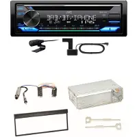 JVC KD-DB922BT Bluetooth Digitalradio USB CD Einbauset für Skoda Fabia 6Y