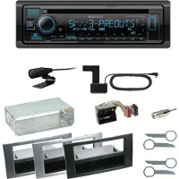 Kenwood KDC-BT950DAB Bluetooth DAB Einbauset für Ford Focus C-Max Fiesta Transit