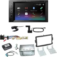 Pioneer DMH-A240DAB USB Bluetooth DAB+ MP3 Einbauset für Renault Trafic 3