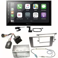 Pioneer SPH-DA250DAB Bluetooth USB DAB+ Einbauset für Skoda Octavia 2 Yeti 5L
