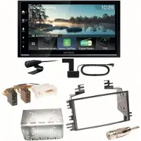 Kenwood DMX7722DABS Android Auto CarPlay Einbauset für Kia Sportage JE Rio JB
