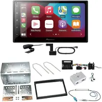 Pioneer SPH-DA160DAB Android Auto Einbauset für Citroen C2 C3 Berlingo Jumpy