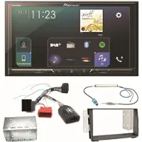Pioneer SPH-DA230DAB Bluetooth Carplay Android Auto Einbauset für Kia Venga