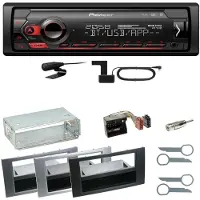 Pioneer MVH-S420DAB Bluetooth DAB+ Einbauset für Ford Kuga Fusion Galaxy S-Max