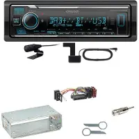 Kenwood KMM-BT508DAB Bluetooth Digitalradio Einbauset für Mercedes E-Klasse W124