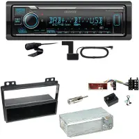 Kenwood KMM-BT508DAB Bluetooth Digitalradio Einbauset für Ford Fusion Fiesta